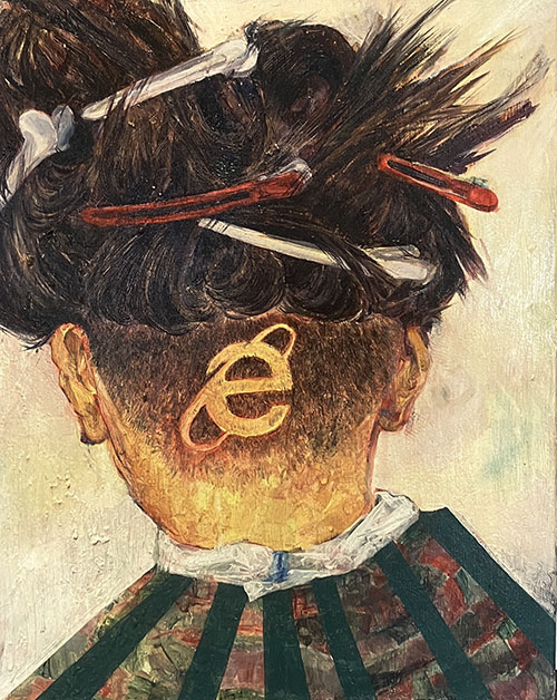 Oil painting on cotton canvas