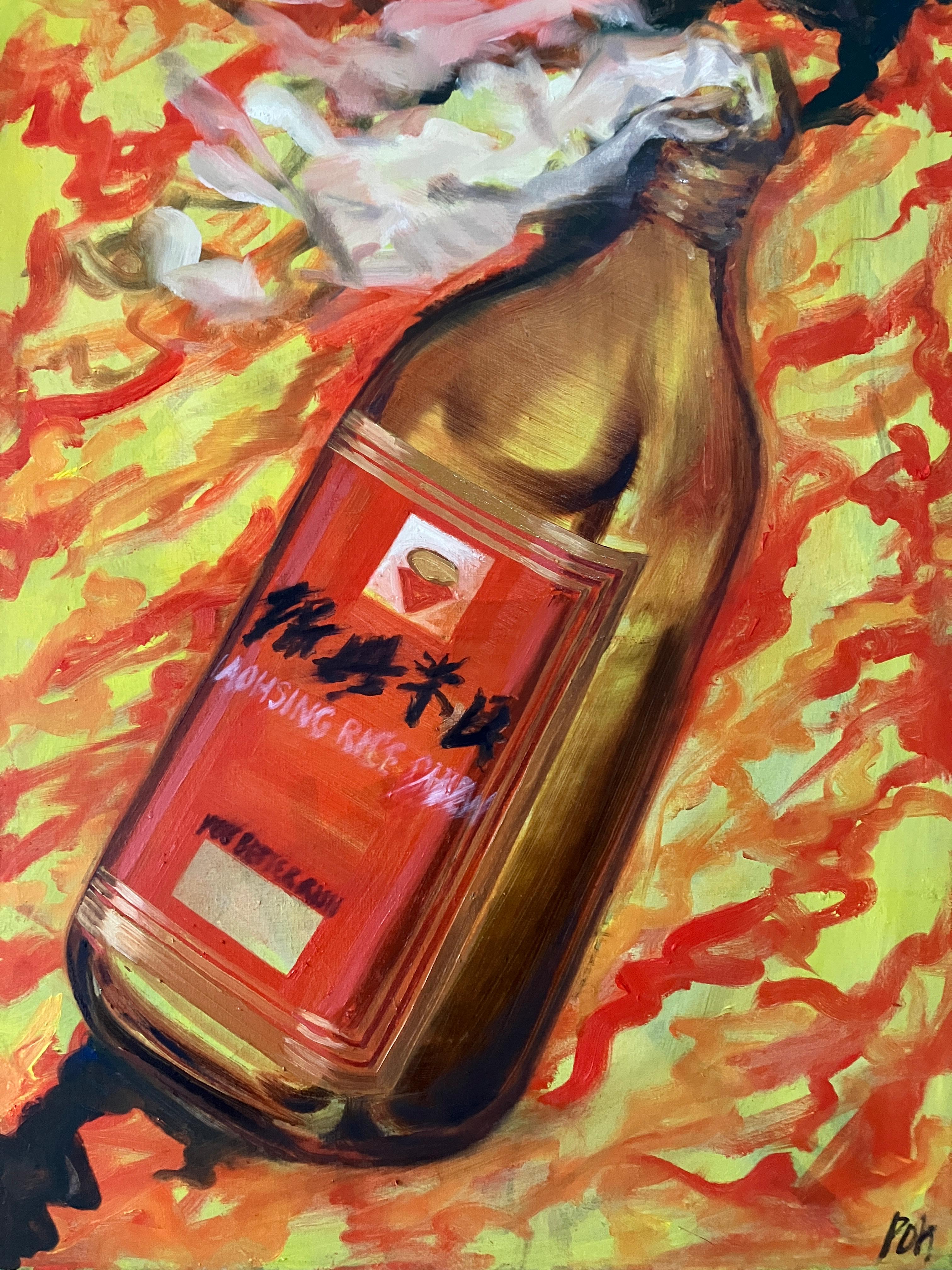 Acrylic painting on watercolor paper
