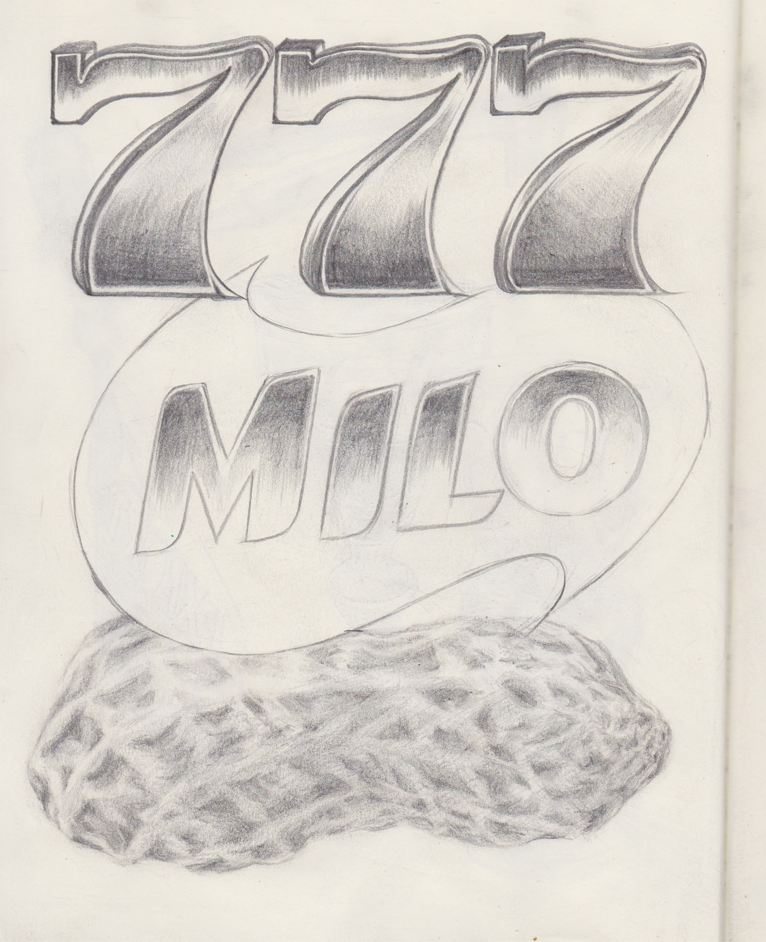 Pencil sketch on paper